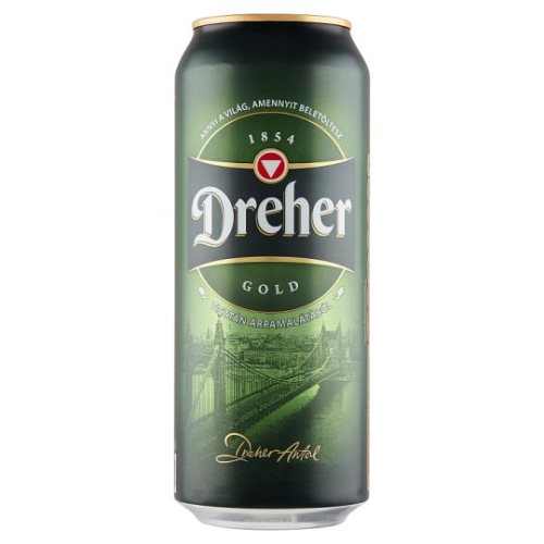 Dreher Gold beer 0.5l 5% exp 10/25