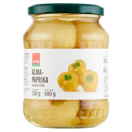 Almapaprika enyhén csípős 660/330g