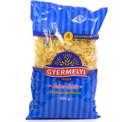 Frilly big cube pasta 4 eggs 500g