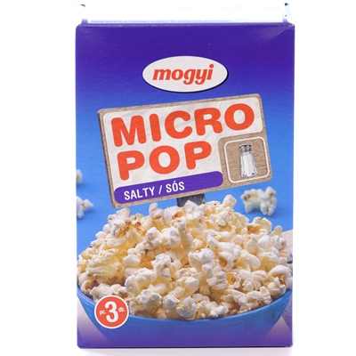 Micro pop popcorn salted 3 X 100g