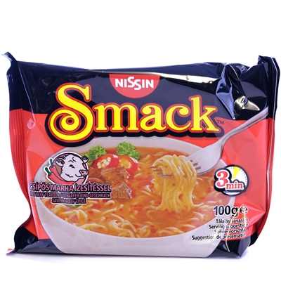 Smack Instant marhahúsleves csípős 100g