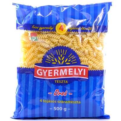 Spindle pasta 500g 4 eggs