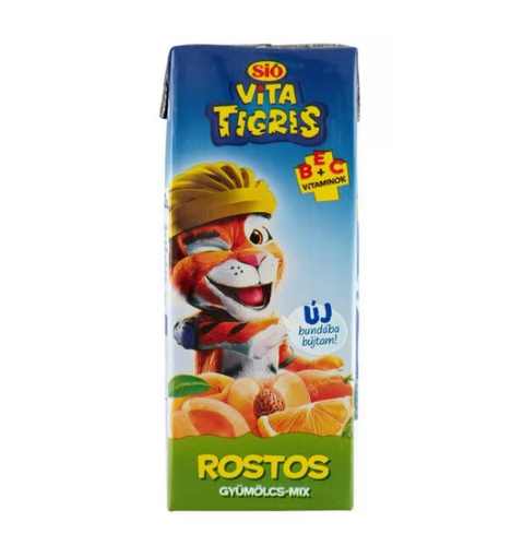 Vitatiger fruits mix with fruit FIBERs kids drink 0,2l