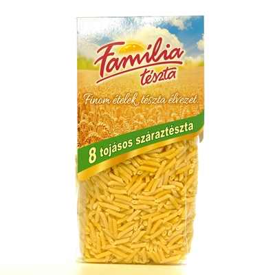 8 eggs twisted pasta 200g