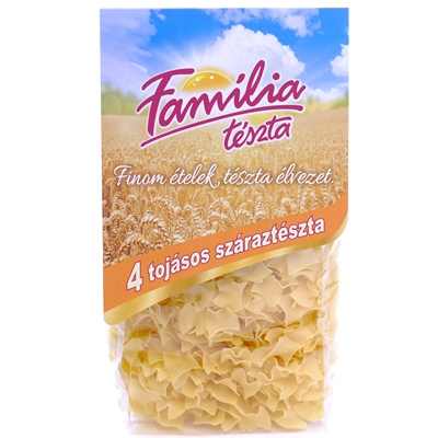 4 eggs frilly big cube pasta 400g