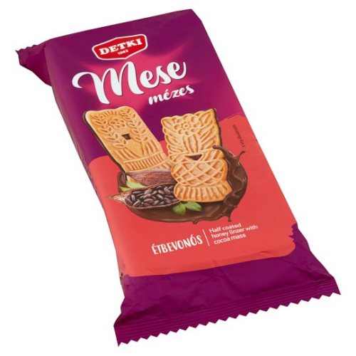 Mese mézes linzer kakaós étbevonómasszával félig mártva 200 g