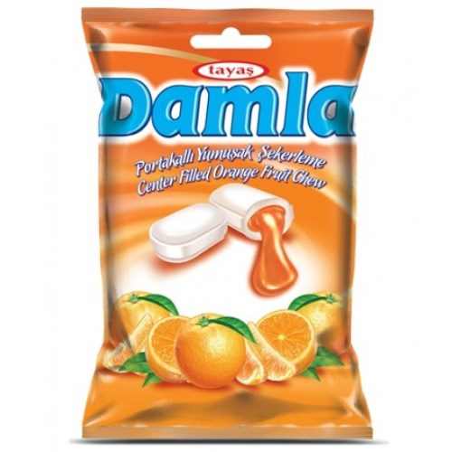 Candy filled with orange creme 90g
