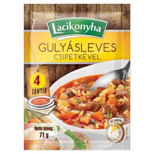Sachet soup goulash with a pinch pasta 71g