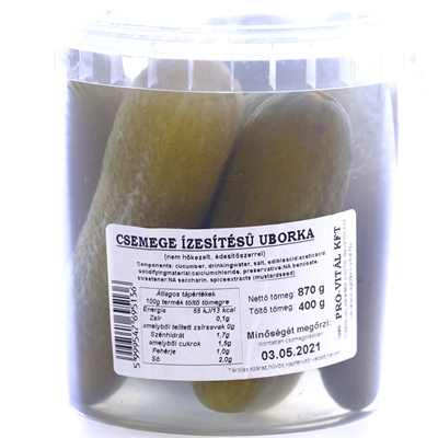 Sweet gherkins 400g